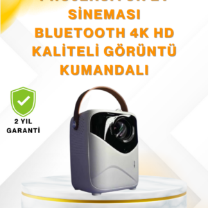 Ultra HD Çözünürlüklü Taşınabilir Projektör – 1920x1080 Piksel Görüntü Kalitesi