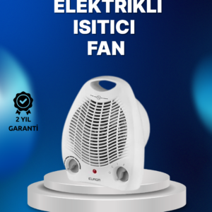 Mini Elektrikli Isıtıcı – 2000W Güç, Fanlı Isıtma, 3 Isı Modu