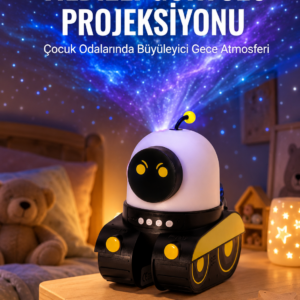 Bluetooth Bağlantılı Yüksek Çözünürlüklü Galaksi Projektör Yeni Nesil