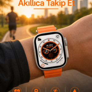Yeni Nesil Ultra Akıllı Saat Adımsayar Uyku Takibi Nabız Sensörü Yeni Nesil