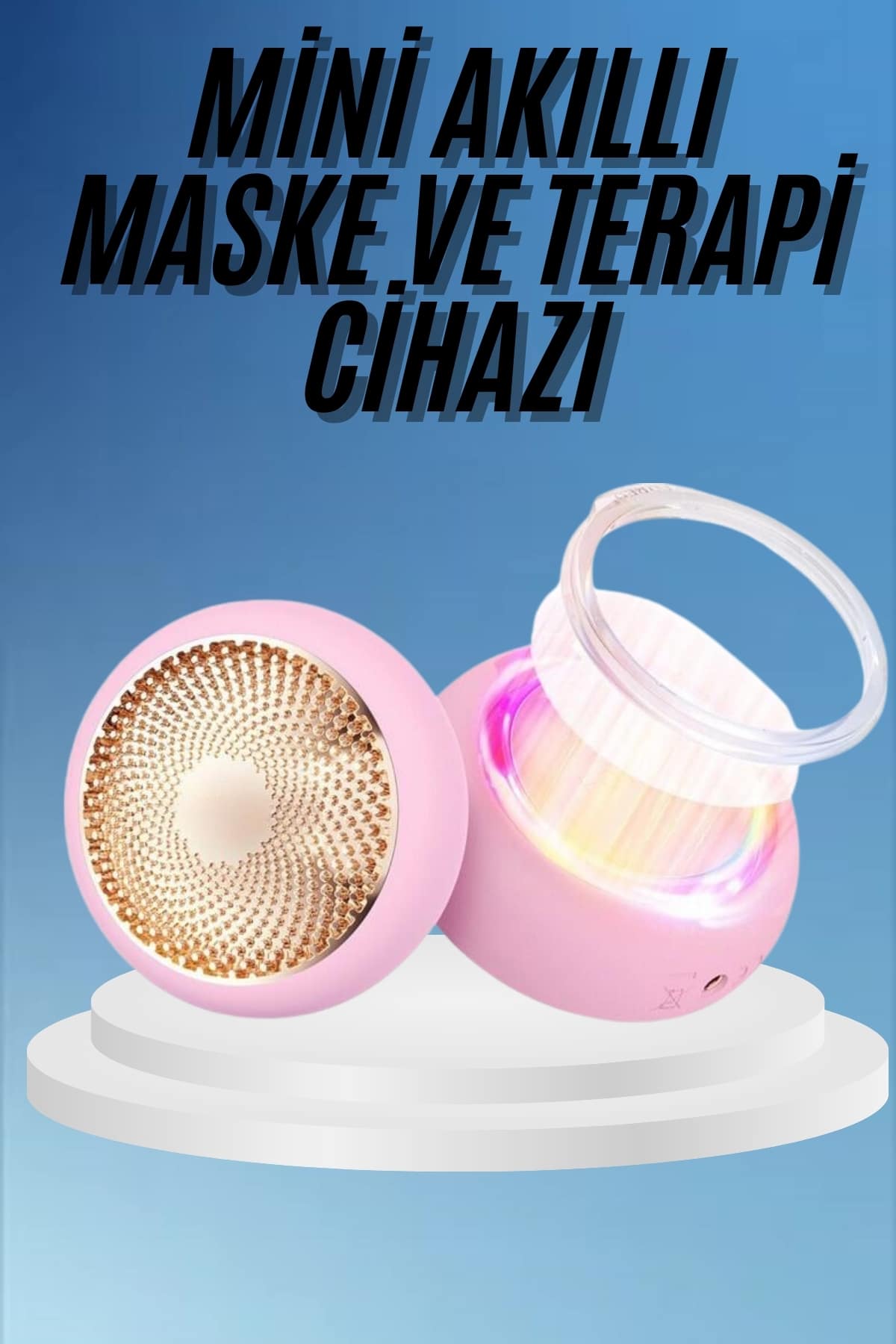 Mini Taşınabilir UFO Işık Terapi Cihazı Led Işık Akıllı Maske