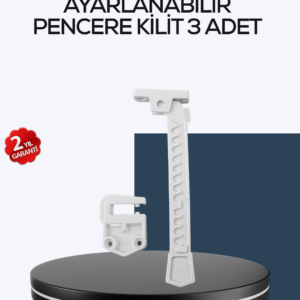 Çocuk Güvenliği İçin Cam Pencere Kilidi 3 Adet