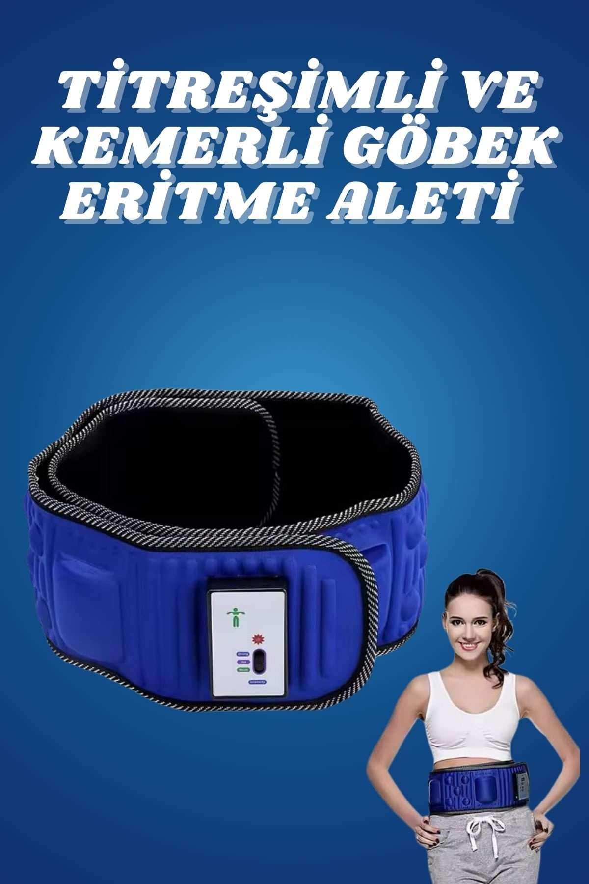 5 Motorlu Titreşimli Masaj Aleti ile Selülit Cihazı ve Zayıflama Kemeri