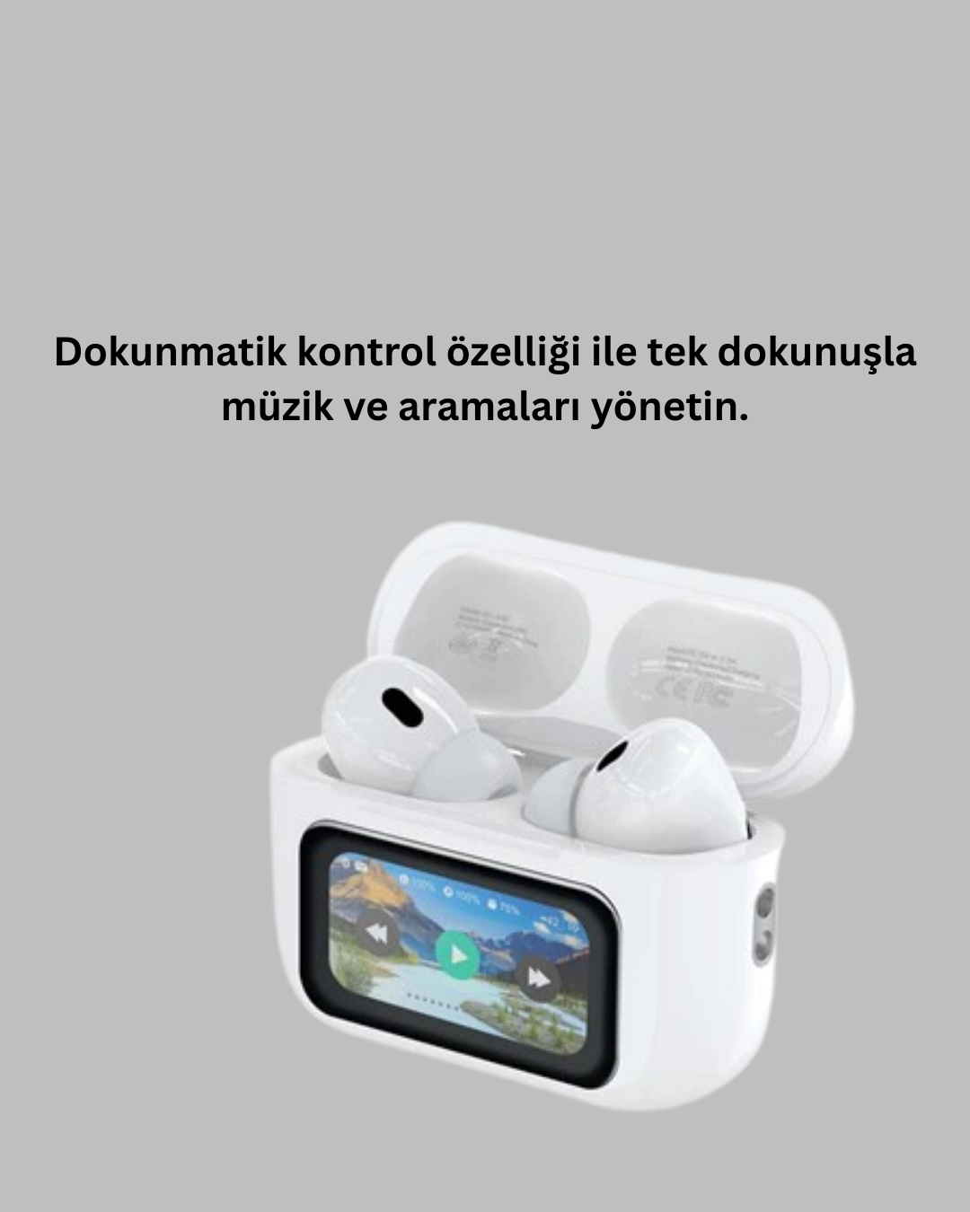Tüm Telefonlarla Uyumlu ANC Özellikli Dokunmatik Bluetooth Kulaklık Yeni Nesil