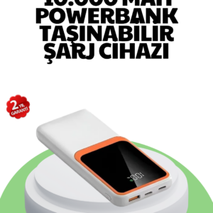 10000 mAh Hızlı Şarj Destekli Powerbank – Hafif, Kompakt ve Güvenli