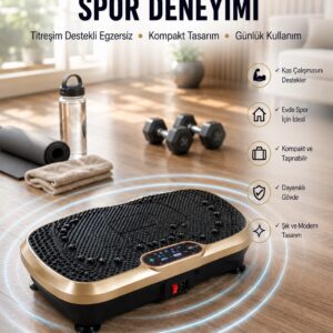 Ev Tipi Titreşimli Spor Aleti Yağ Yakım Destekli Tasarım Yeni Nesil