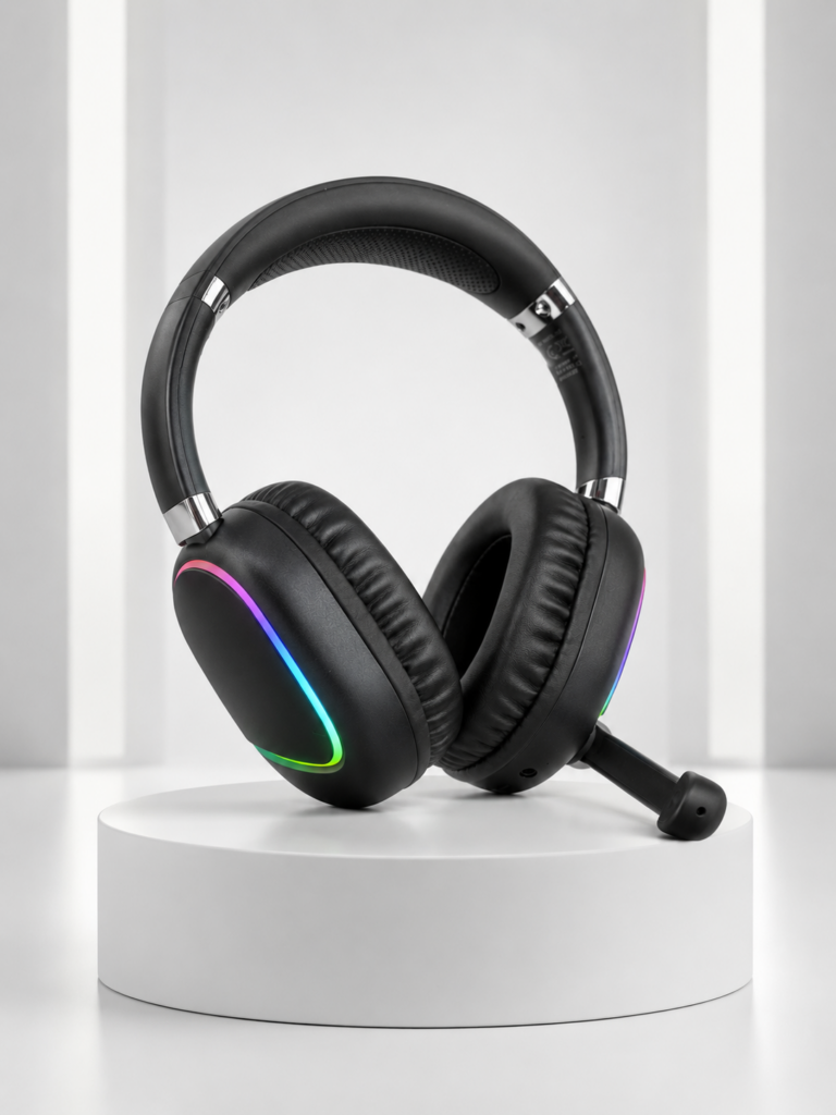 RGB SİYAH KULAKLIK MAX-17