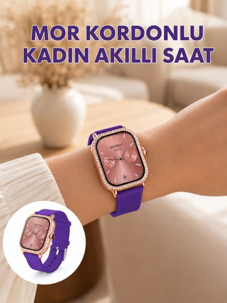 Arama Özellikli Dokunmatik Ekranlı Kadın Akıllı Saat
