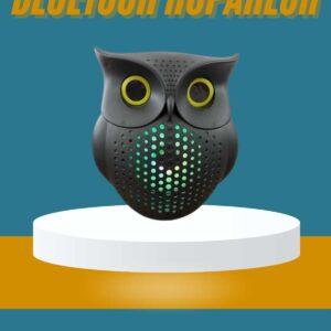 Baykuş Görünümlü Işıklı Bluetooth Speaker Bluetooth Hoparlör