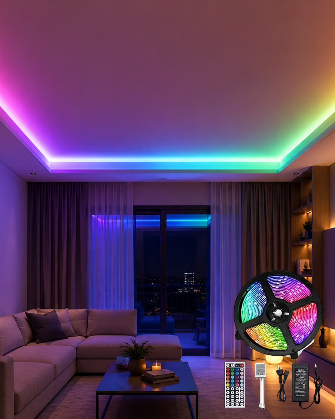 5 METRE 3 ŞERİTLİ LED