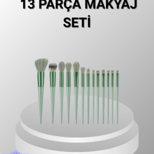 13 Parça Makyaj Fırça Seti – Ergonomik, Dökülme Yapmayan, Taşınabilir