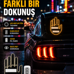 2025 Orijinal LED El Park Uyarı Sistemi Uzaktan Kumandalı