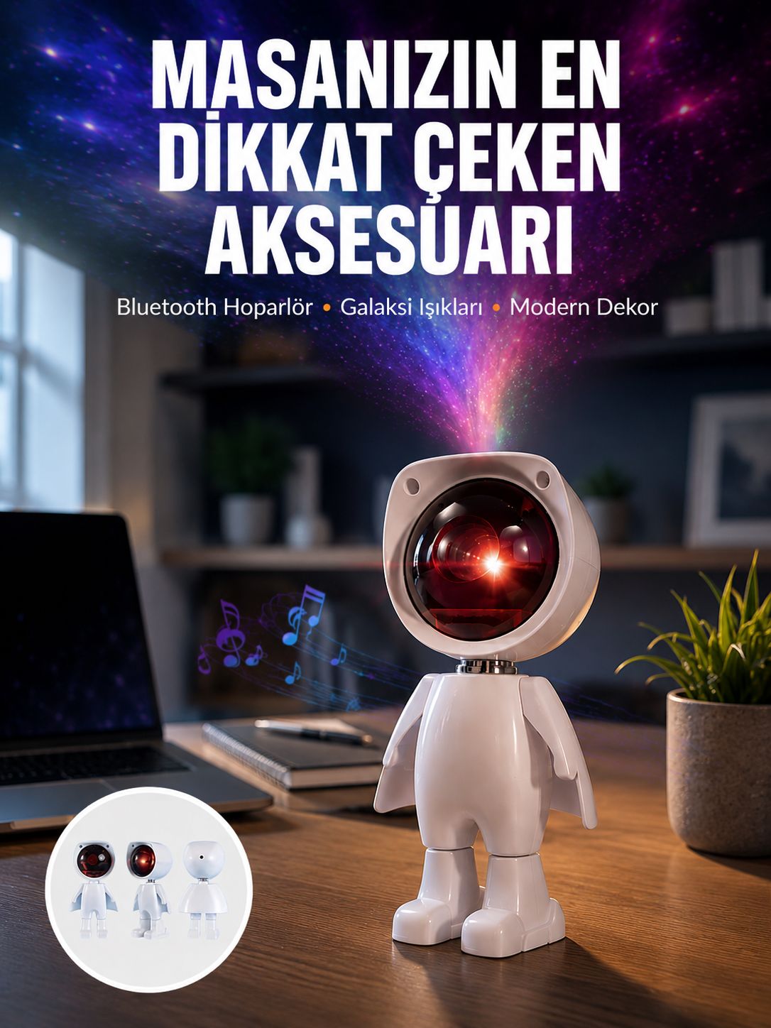 Projektör Atmosfer Işık Lambası Projektör Güneş Lambası Masa Lambası Yeni Nesil