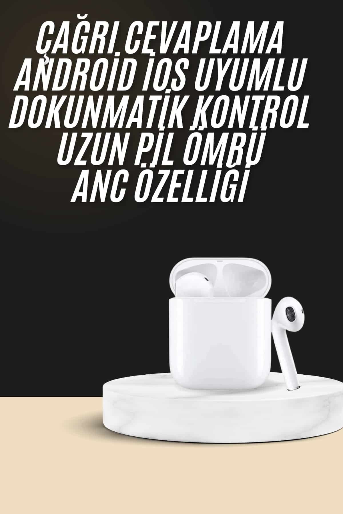 2. Nesil Bluetooth Android ve İOS Uyumlu Kablosuz Kulaklık Çağrı Cevaplama