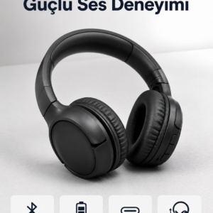2025 Model Kulak Üstü Bluetooth Hoparlör ANC Özellikli