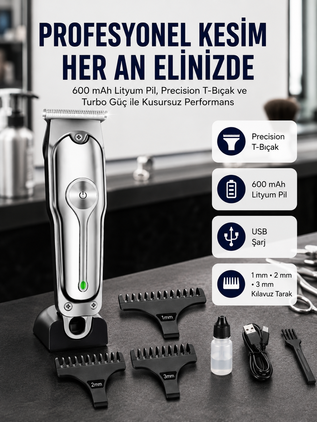Saç Sakal Kesme Makinesi Lazer Epilasyon Öncesi Kısaltma Makinesi