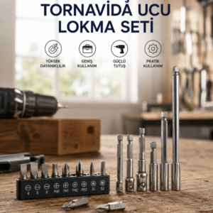 16 Parça Bits, Adaptör Ve Tornavida Ucu Seti