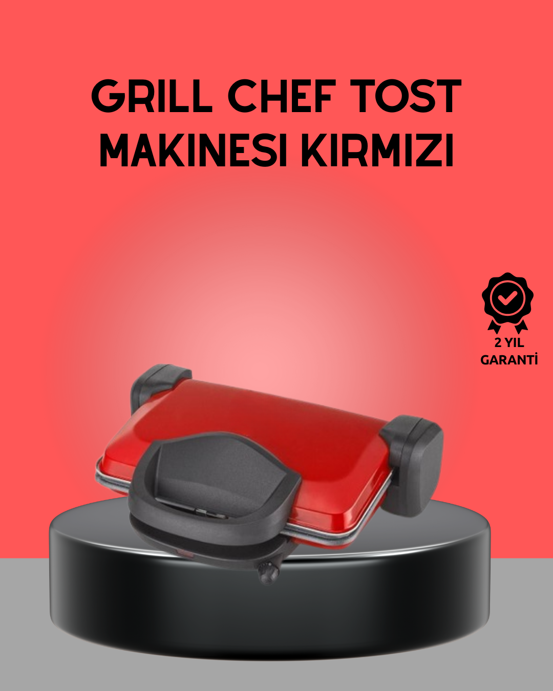 Profesyonel 2000W Tost Makinesi – Ayarlanabilir Termostat ve Çıkarılabilir Plaka