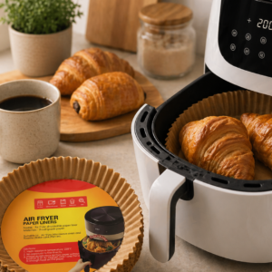 Yuvarlak Airfryer Kağıdı 100 Adet Yağ Tutmaz Hazne Koruyucu