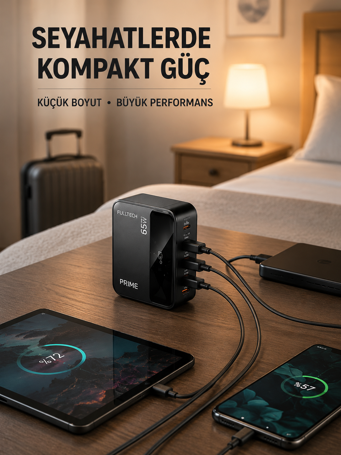 Akıllı Güç Dağılımlı 4 Girişli Şarj İstasyonu
