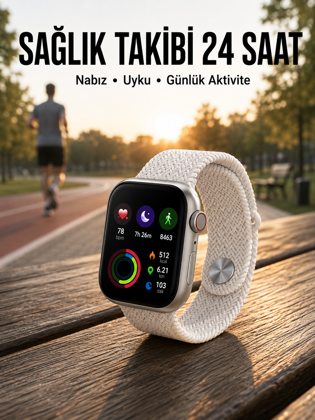 Akıllı Saat Yeni Nesil GPS Özelliği NFC Ve Uyku Takibi