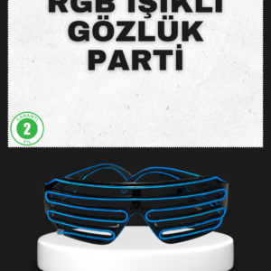 Parti ve Organizasyonlara Özel LED Işıklı Gözlük