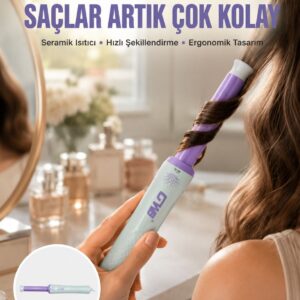 Hızlı Isınan, Kompakt ve Güvenli – Tüm Saç Tiplerine Uygun Kıvırma Cihazı Yeni Nesil