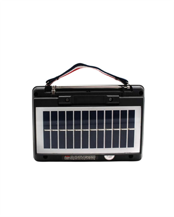 KTF-1428 Taşınabilir Güneş Enerjili Bluetooth Radyo Hoparlör – Şarjlı, Radyo, MP3, AUX Girişli