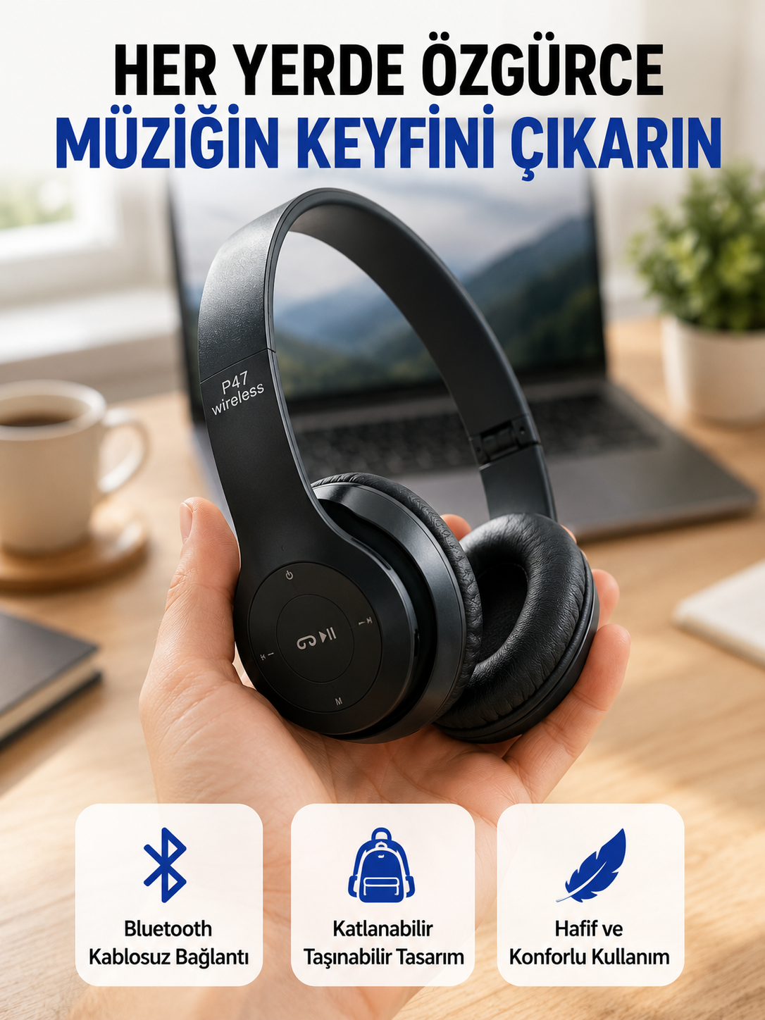 Suya Dayanıklı Bluetooth Kulaklık | Spor ve Günlük Kullanıma Uygun Yeni Nesil