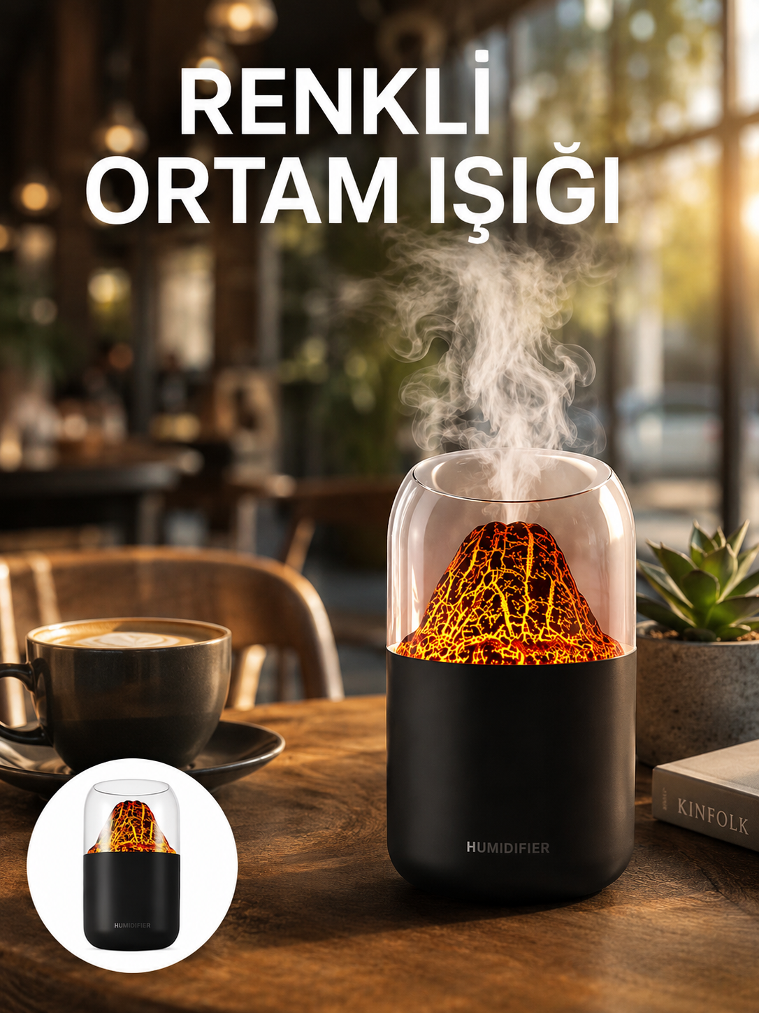 280 ml Kapasiteli Aromaterapi Cihazı Yeni Nesil