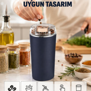 Yeni Nesil Kahve ve Baharat Öğütücü Paslanmaz Çelik Kahve Değirmeni