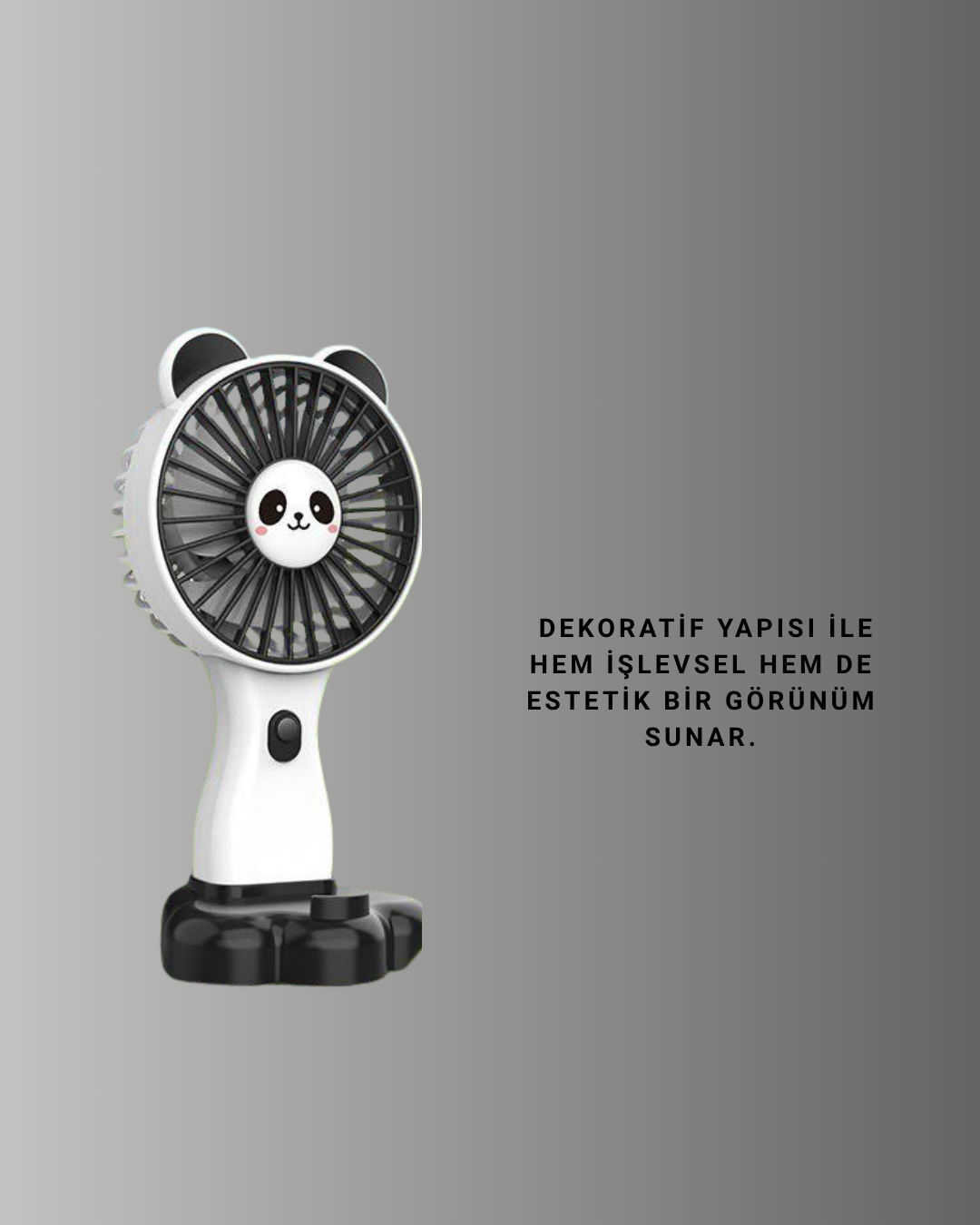 Şarj Edilebilir Taşınabilir Mini Vantilatör – USB Uyumlu