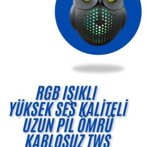 Baykuş Görünümlü Işıklı Bluetooth Speaker Bluetooth Hoparlör