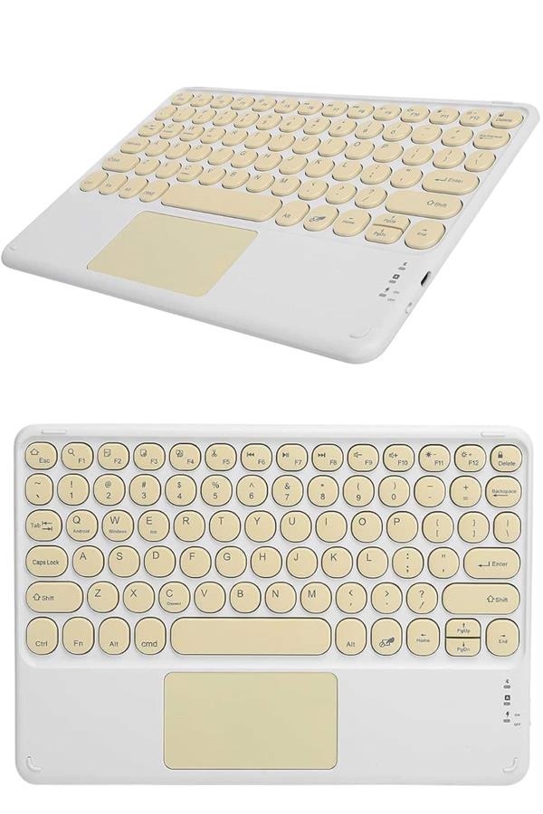 Bluetooth Touchpad Klavye Ultra İnce Taşınabilir Q Klavye Yeni Nesil