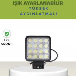 Araç Dışı Aydınlatma İçin LED Far | Zorlu Koşullara Dayanıklı, Çok Amaçlı