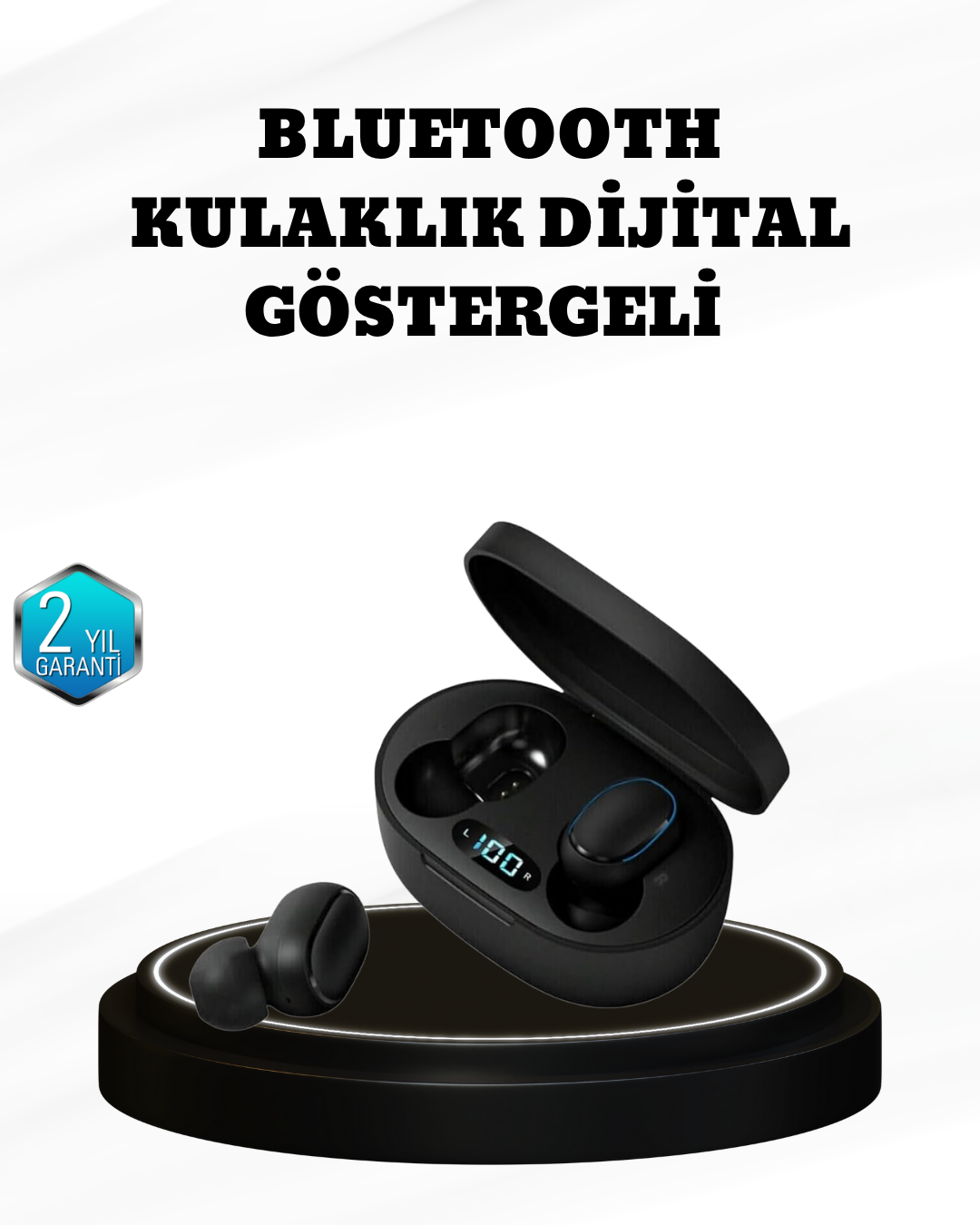 Kablosuz Bluetooth Kulaklık – Gürültü Önleyici, Suya Dayanıklı, Mikrofonlu, Uzun Pil Ömürlü