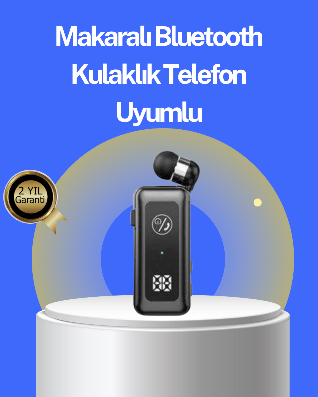 20 Saatlik Kullanım Süreli Kulaklık | Gürültü Engelleme ve Titreşimli Uyarı