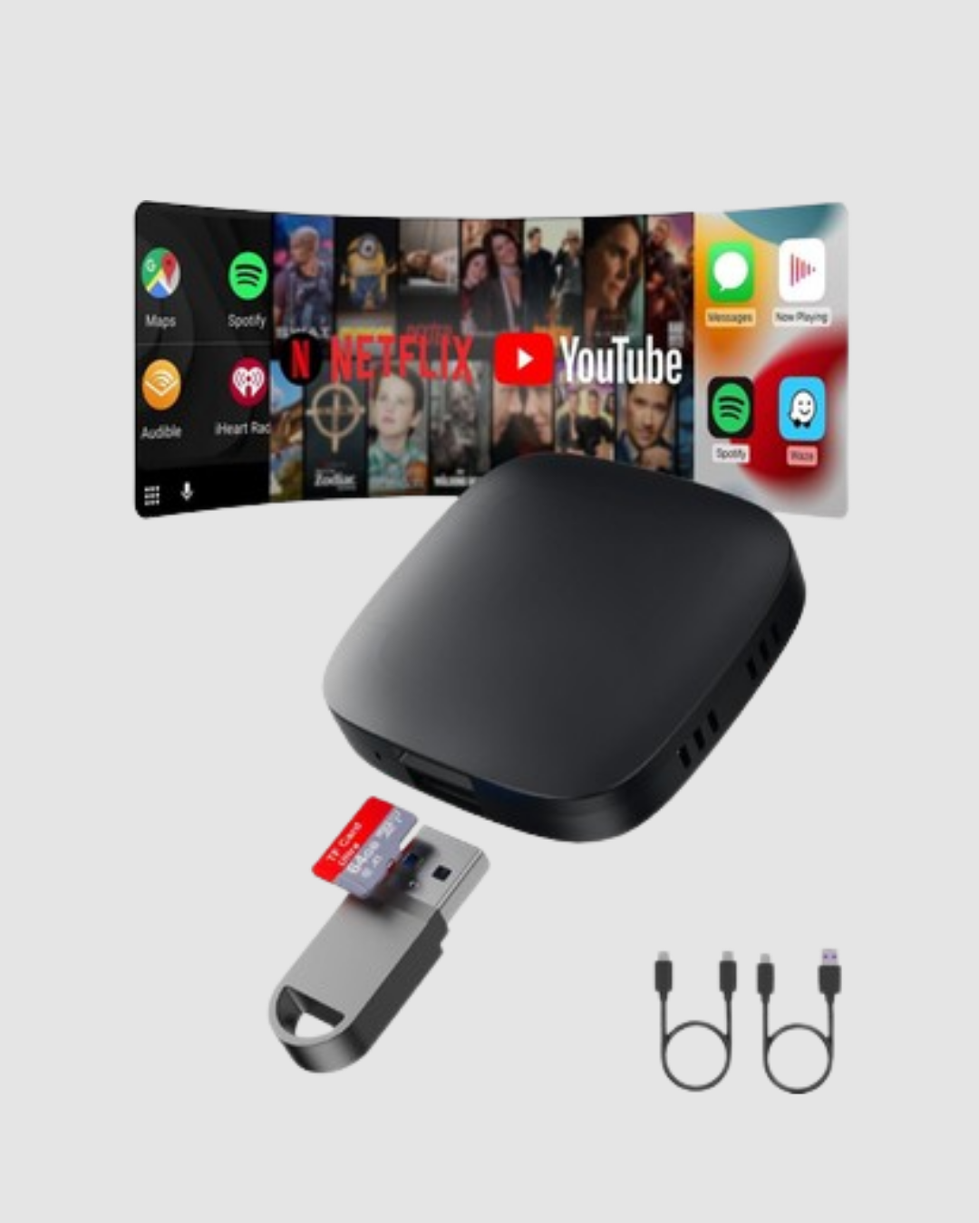 Android Auto Kablosuz Bağlantı Adaptörü 5.8GHz Hızlı WiFi ve Kompakt Tasarımlı