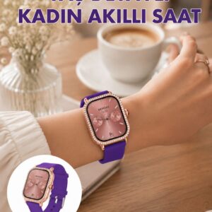 Uzaktan Kamera Kontrollü Kadın Akıllı Saat Seti