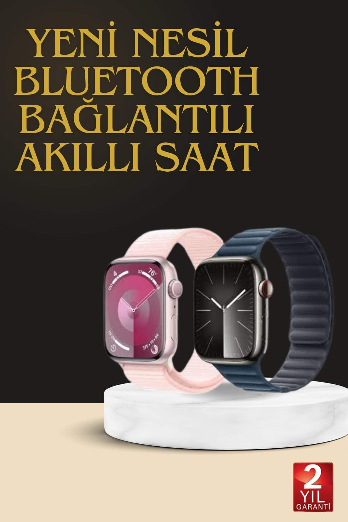 Akıllı Saat İos Andorid Destekli Titreşimli GPS Özelliği Bildirim Özelliği