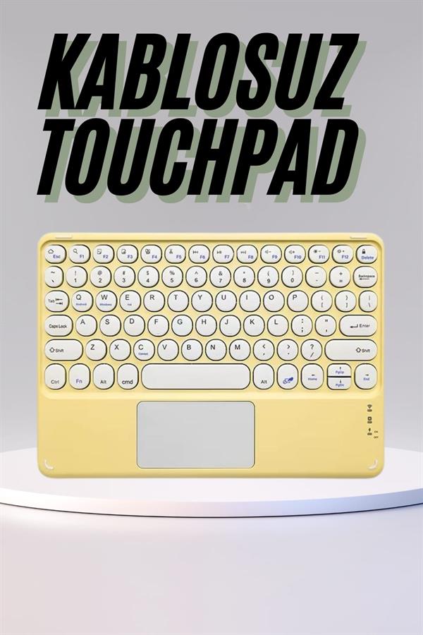 Profesyonel Wifi Q Klavye Bluetooth Klavye Touchpad 10.8 Inç Yeni Nesil