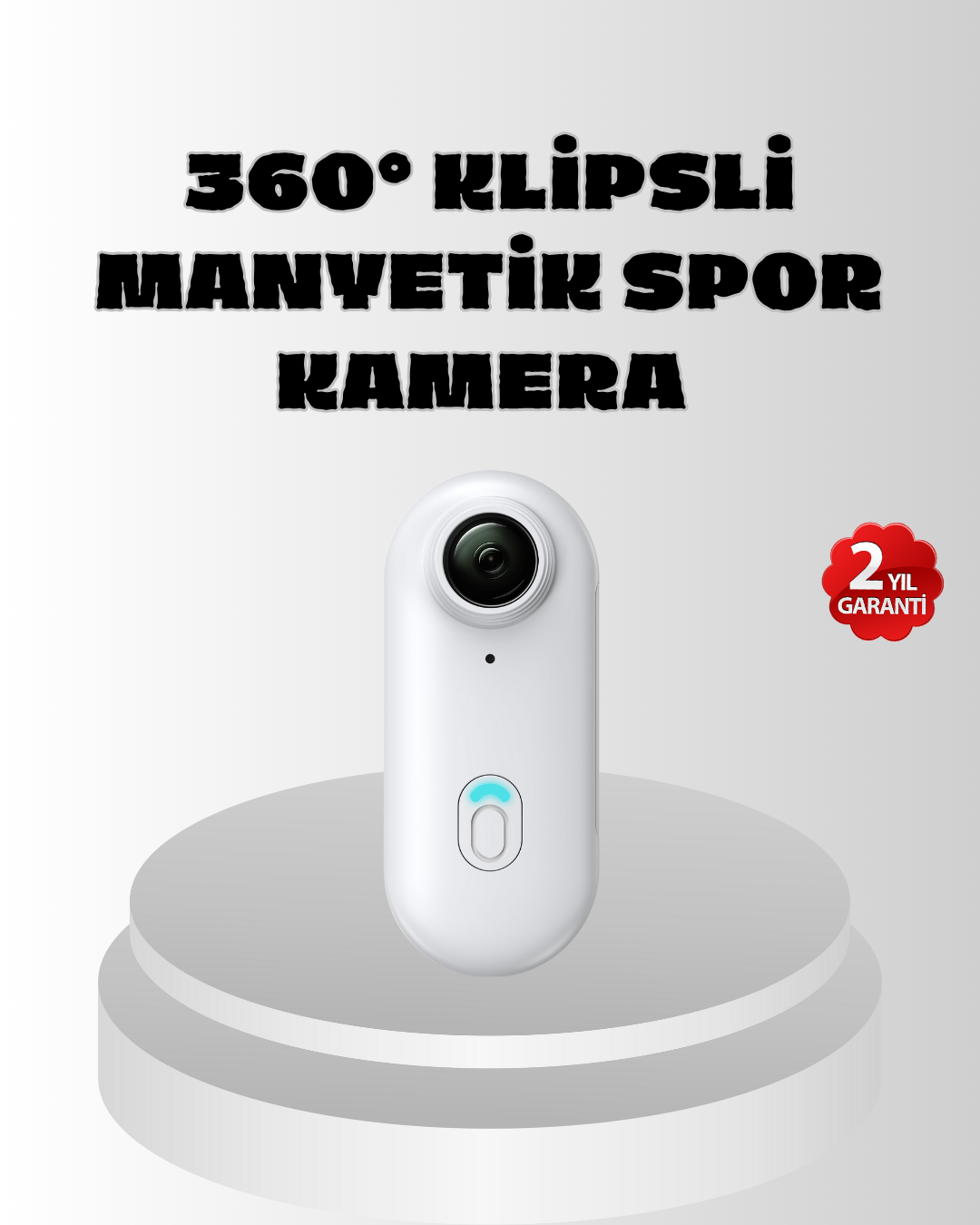 4K Full HD Spor Kamerası 360° Klips ve WiFi Özellikli