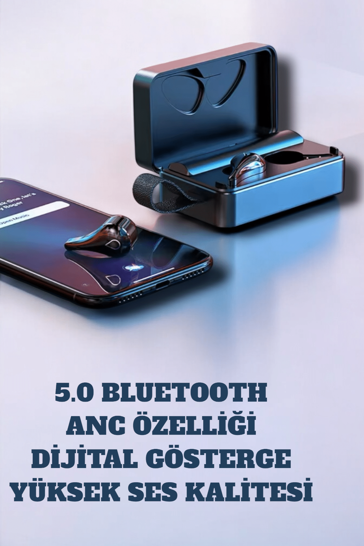 Aktif Gürültü Önleme (ANC) ve Suya Dayanıklı Kulaklık Android & iOS Uyumlu