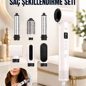 Negatif İyon Teknolojili 6-in-1 Profesyonel Saç Şekillendirici Yeni Nesil