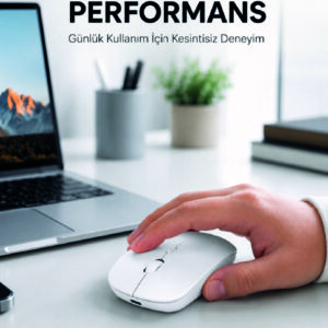 5000 DPI Bluetooth Kablosuz Mouse Hafif Ergonomik Sessiz Wireless Fare