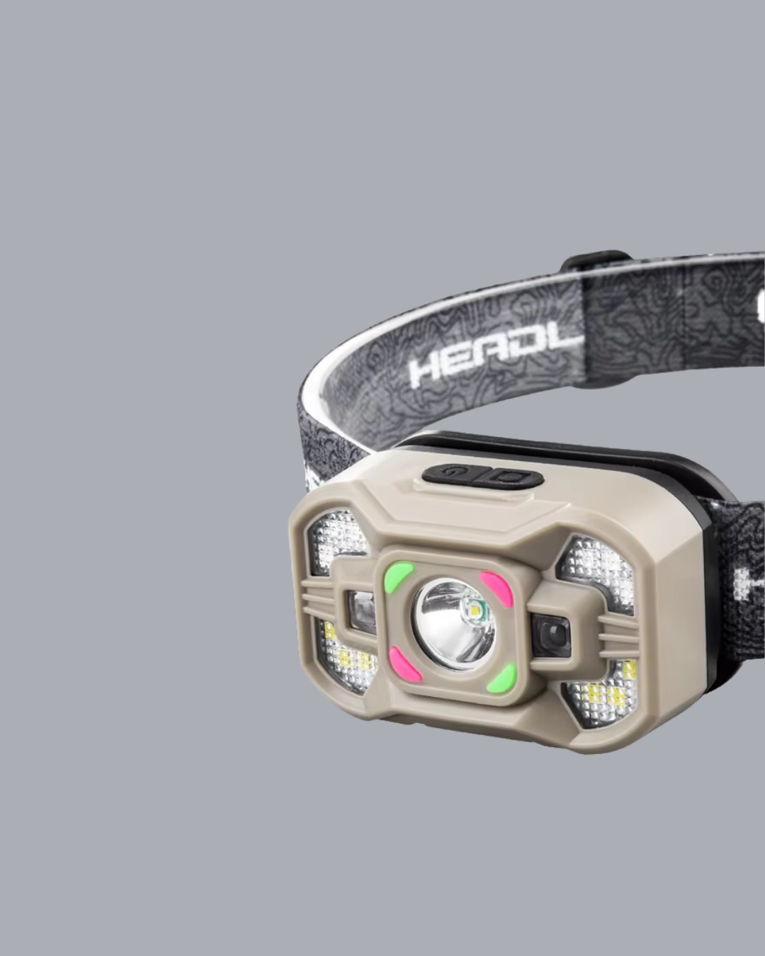 Şarjlı Wave Sensörlü LED Kafa Feneri Outdoor Kullanım Yeni Nesil