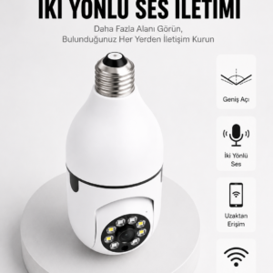 Akıllı Güvenlik Kamerası Full HD Görüntü ve Gece Görüş Özellikli Yeni Nesil