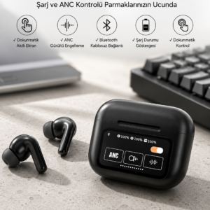 Bluetooth Kulaklık Powerbank Özelliği Yüksek Ses Kaliteli TWS Kulaklık