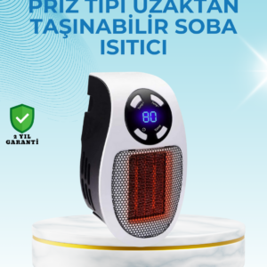 Düşük Enerji Tüketimli Mini Isıtıcı Ayarlı Termostatlı