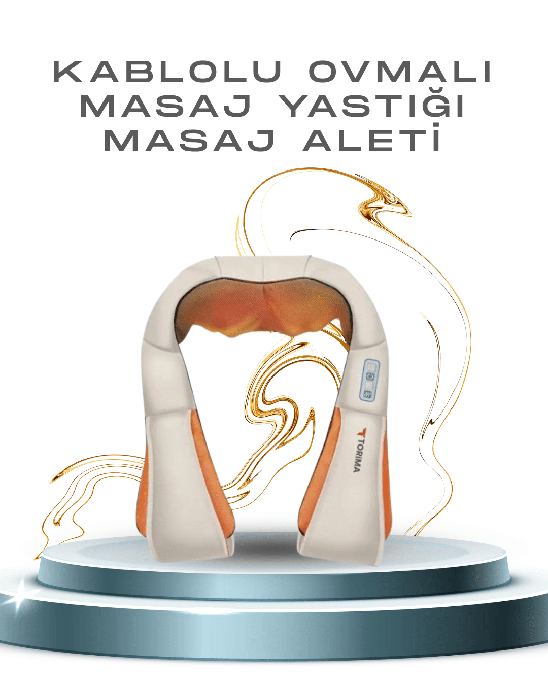 Vücut Masaj Aleti – Ergonomik Tasarım, Güçlü Ovmalı Masaj Teknolojisi